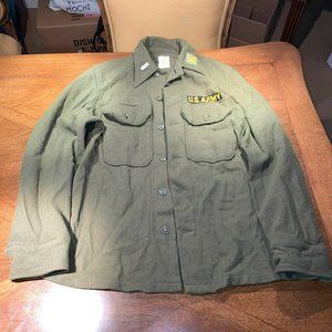 Vtg Vietnam War Army Infantry Long Sleeve Fatigue Size Small Memorabilia